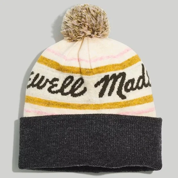 Madewell | Accessories | Nwt Madewell Retro Pompom Beanie  display picture 2